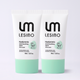 [Double] Lesimo Hyaluronic Acid Soothing Aqua Suncream (SPF 50+, PA++++) 2.02 fl.oz. (60mL)*2, Daily Suncream, UV A & UVB Protection, Invisible Korean Suncream for Face with No White Cast